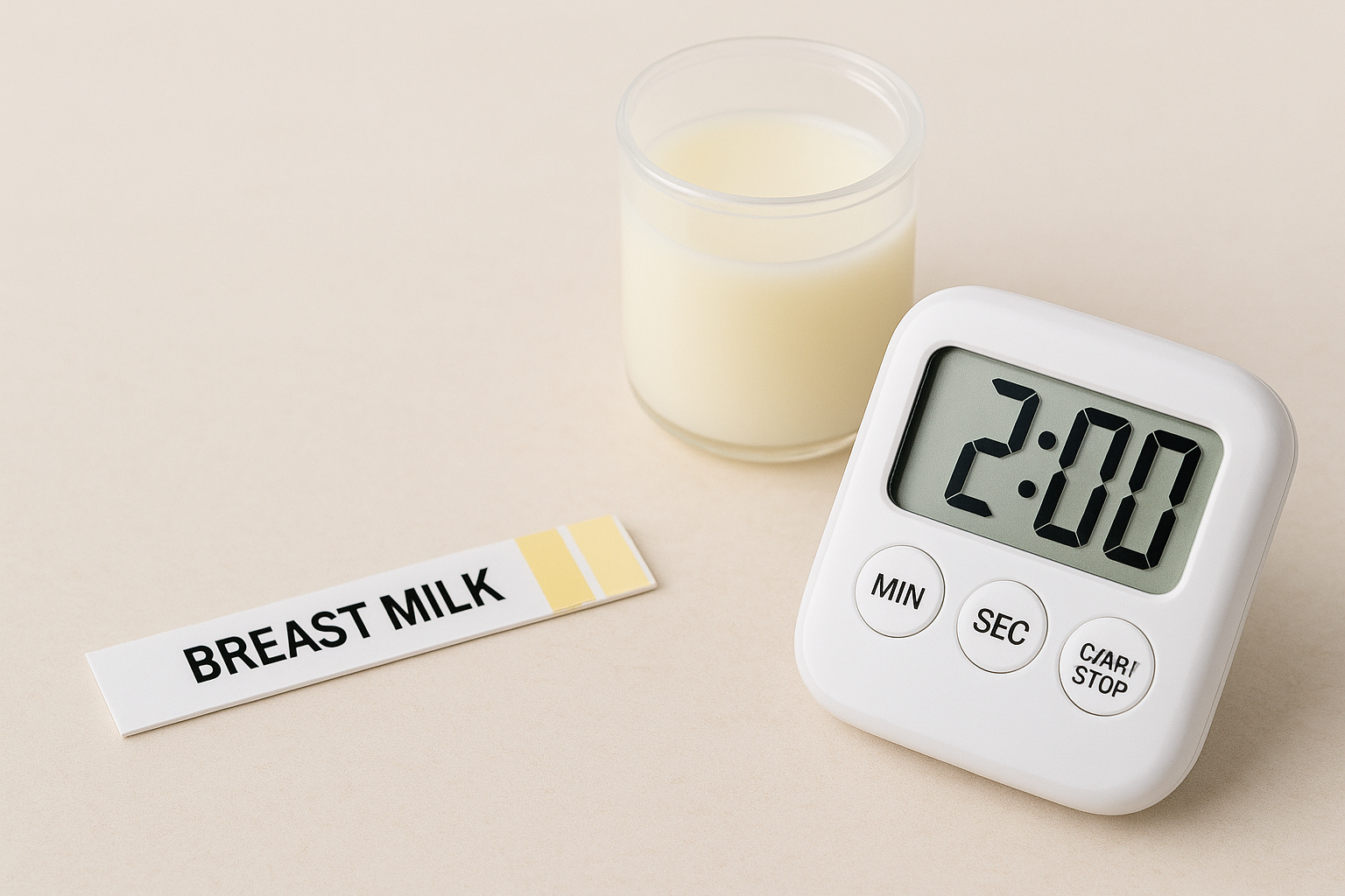Read more about the article Why Do Breast Milk Test Strips Change Color After 2 Minutes? Understanding What That Quick Color Change Really Means for U.S. Moms