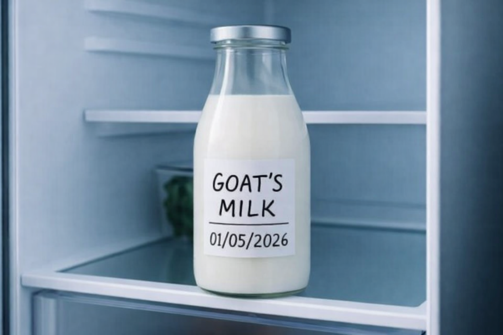 How long does goat milk last in refrigerator and freezer