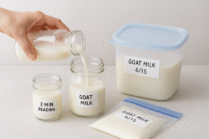 Can You Freeze Goat Milk