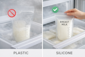 Non-Plastic Breast Milk Storage