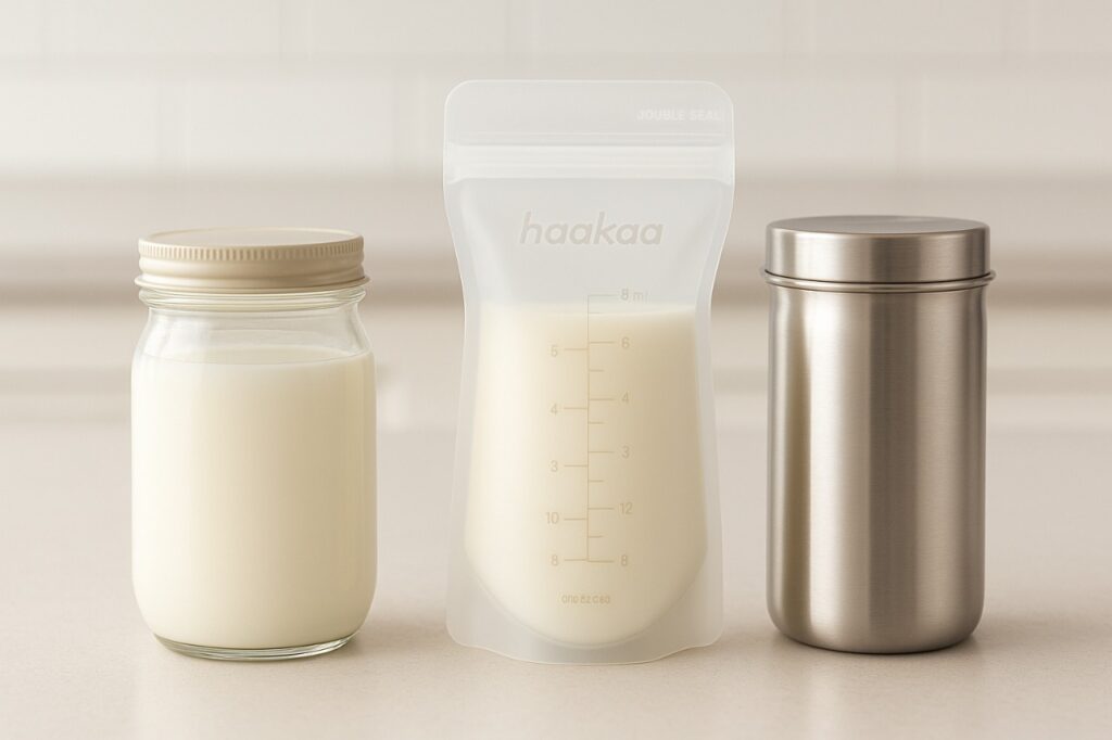 Non-Plastic Breast Milk Storage