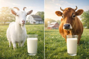 Difference Between Goat Milk and Cow Milk