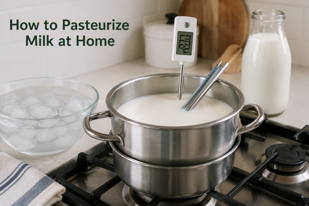 How to Pasteurize Milk at Home: A Step-by-Step Food Safety Guide 2026