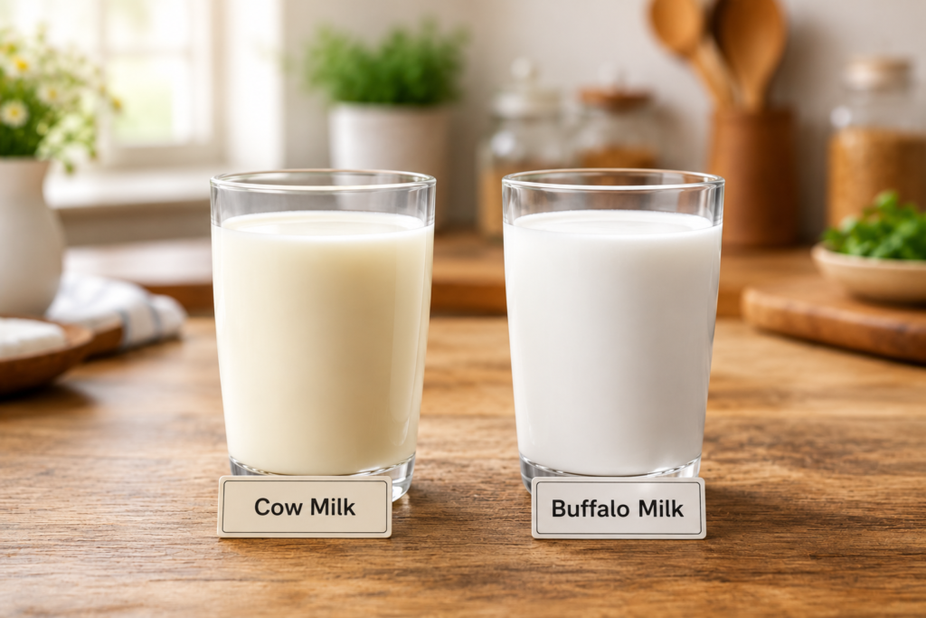 cow milk vs buffalo milk – Everything You Need to Know