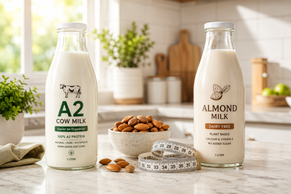A2 Milk vs Almond Milk Comparison: Which Is Better for You?