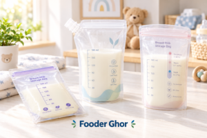 Best plastic breast milk storage bags for freezer storage by Fooder Ghor