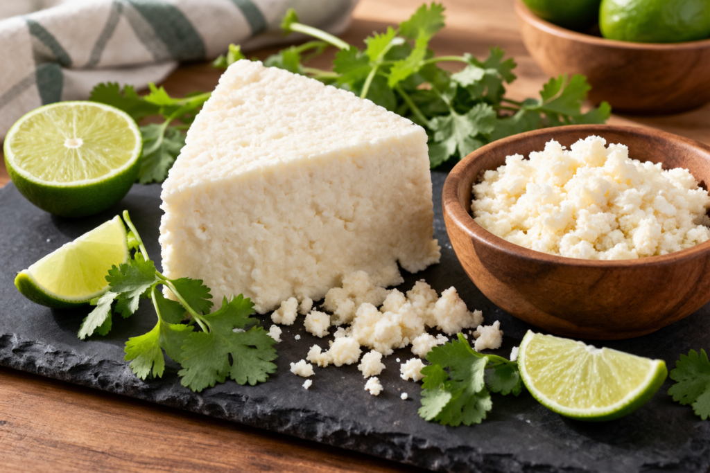 What Is Cotija Cheese: Ingredients, Taste, Types & Used Guide 2026