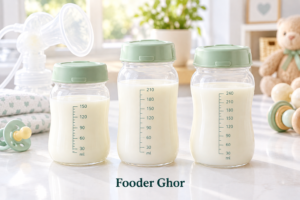 Best plastic breast milk bottles for fridge storage by Fooder Ghor